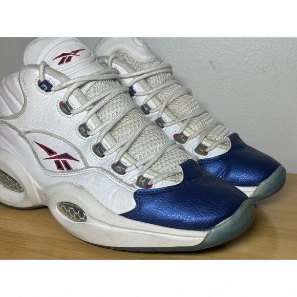 Size 10.5 - Reebok Question Mid 2016‎ Blue Toe J82534 main image 10